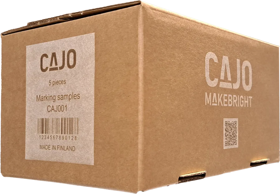 Kartonové krabice značené technologií Cajo MakeBright